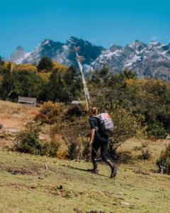 beautiful hike in bhutan